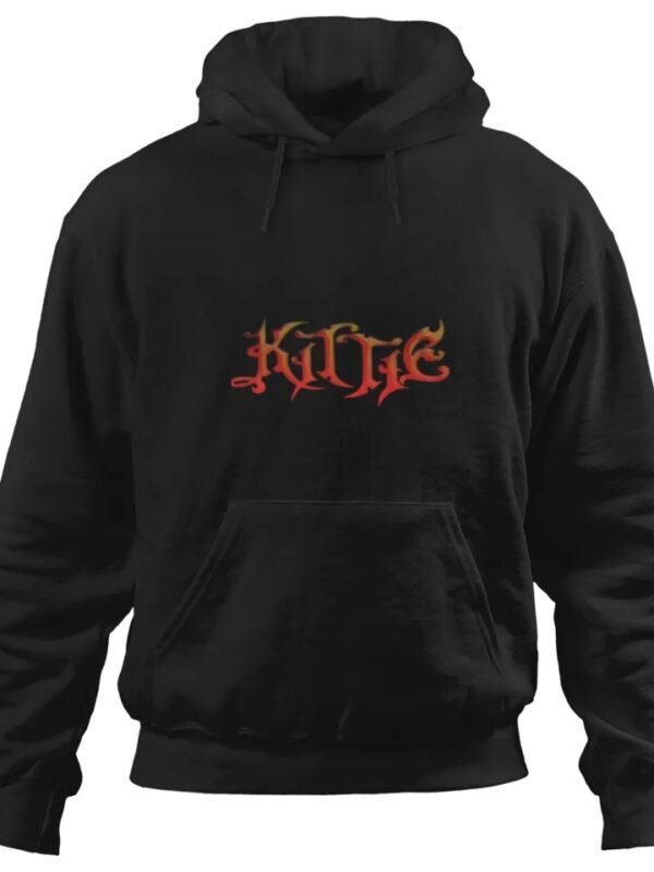 Kittie Hoodie – Flame Logo Classic Black