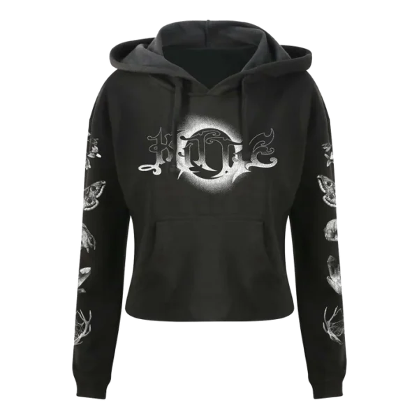Kittie Nox - Black Cropped Women's Pullover