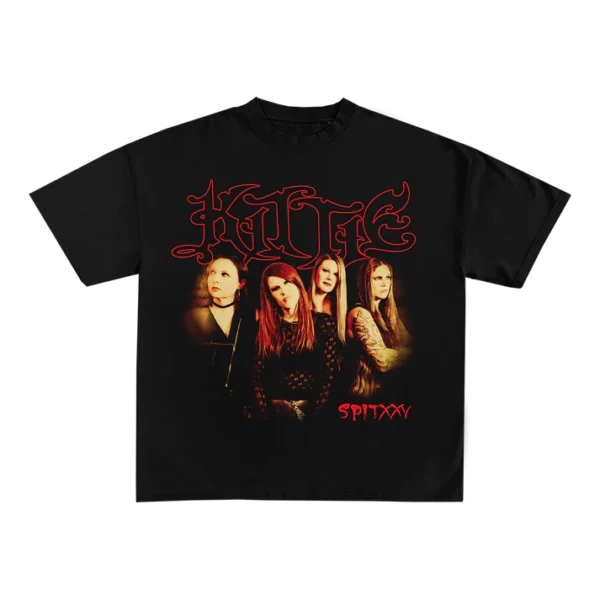 Kittie Spit XXV - Black T-Shirt