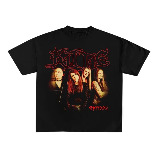 Kittie Merch Spit XXV - Black T-Shirt