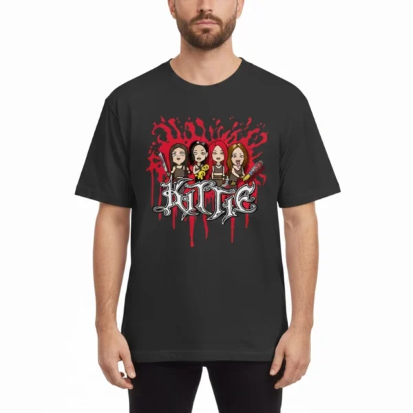 Kittie MerchT-shirt Charlotte Era Vintage Graphic Black