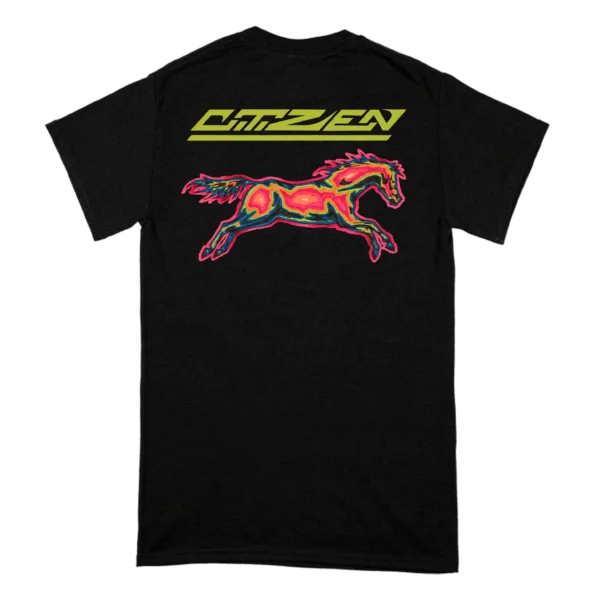 Kittie Merch Horse T-Shirt Black