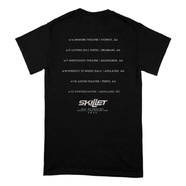 Kittie Merch Photo Tour T-Shirt Black Back