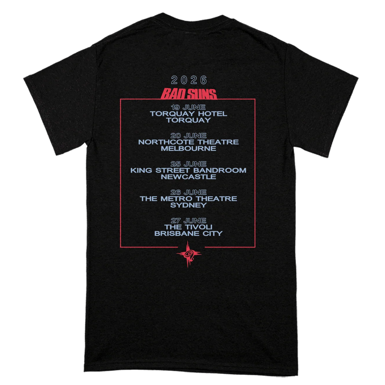 Kittie Merch Tour T-Shirt Black Back